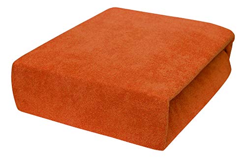 SPANNBETTLAKEN MIT NEUSTER TECHNIK HERGESTELLT mit Gummizug Frottee Frotte 80x160, 80x180, 80x200-23 Farben 80x200, Rostbraun SPANNBETTLAKEN MIT NEUSTER TECHNIK HERGESTELLT mit Gummizug Frottee Frotte 80x160, 80x180, 80x200-23 Farben 80x200, Rostbraun von 4myBaby GmbH