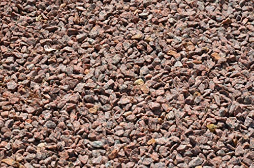 4myBaby Best for Garden Granit Ziersplitt rot 16-22 mm umweltfreundlich klein Kies Splitt Natur bunt für Beete, Wege & Gartenteiche Zierkies 10 kg-500 kg zur Auswahl (50 kg) von 4myBaby