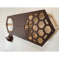 Set Sechseckige Katzenregale Inklusive Regal, Katzenmöbel, Katzenhaus, Katze Hexagon Möbel, Holz Katzenbett, Bestes Geschenk Für Ihre Katze Set Sechseckige Katzenregale Inklusive Regal, Katzenmöbel, Katzenhaus, Katze Hexagon Möbel, Holz Katzenbett, Bestes Geschenk Für Ihre Katze von 4pawsshopDesign