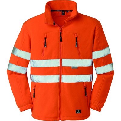Warnschutz-Fleecejacke SEATTLE 3460, warnorange, Größe XL Warnschutz-Fleecejacke SEATTLE 3460, warnorange, Größe XL von 4protect