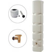 Basic Wandtank Komplett-Set 300 L sandbeige von 4rain