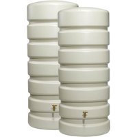 4rain Classic Wandtank-Set 1.300 L sandbeige von 4rain