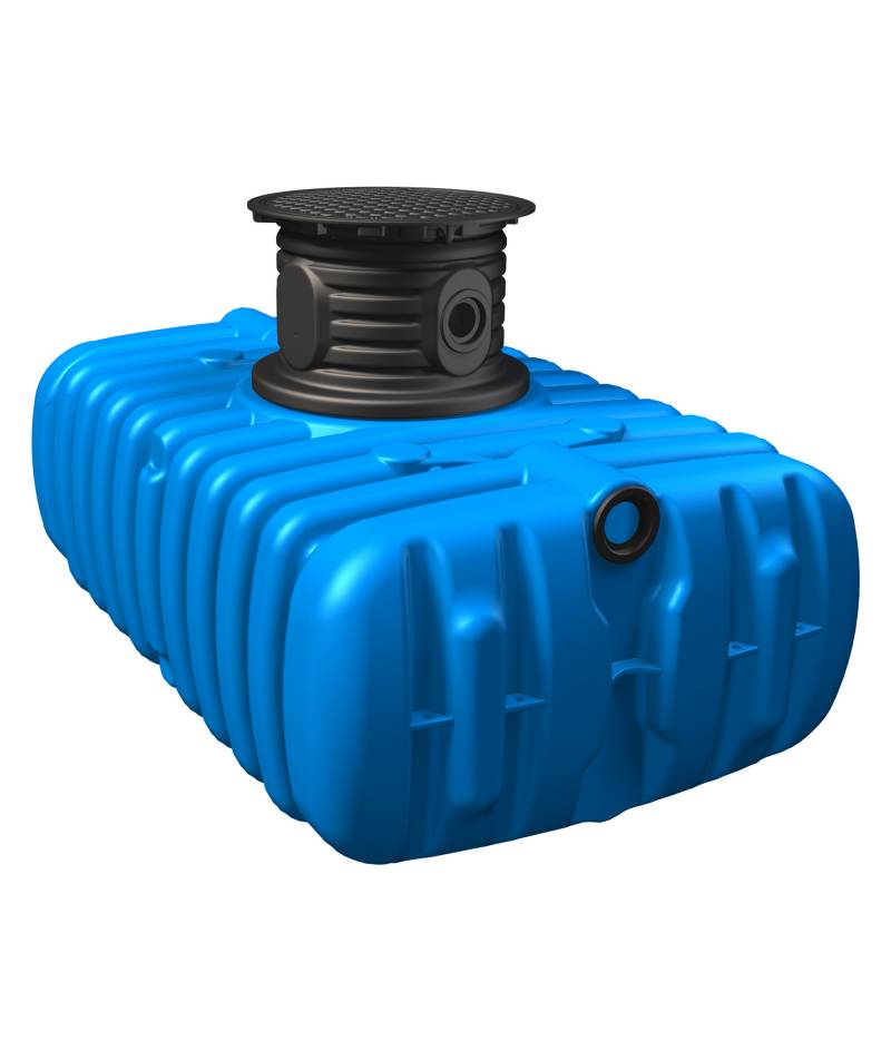 4rain Zisterne 'Garten-Comfort Flat S' blau 3000 l von 4rain