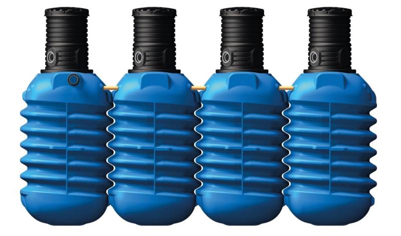 4rain Modularis Erdtank-Paket 10000 L Garten-Comfort, begehbar von 4rain