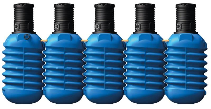 4rain Modularis Erdtank-Paket 12500 L Haus-Premium, begehbar von 4rain