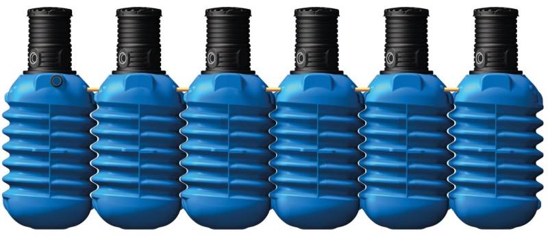 4rain Modularis Erdtank-Paket 15000 L Garten-Comfort, begehbar von 4rain