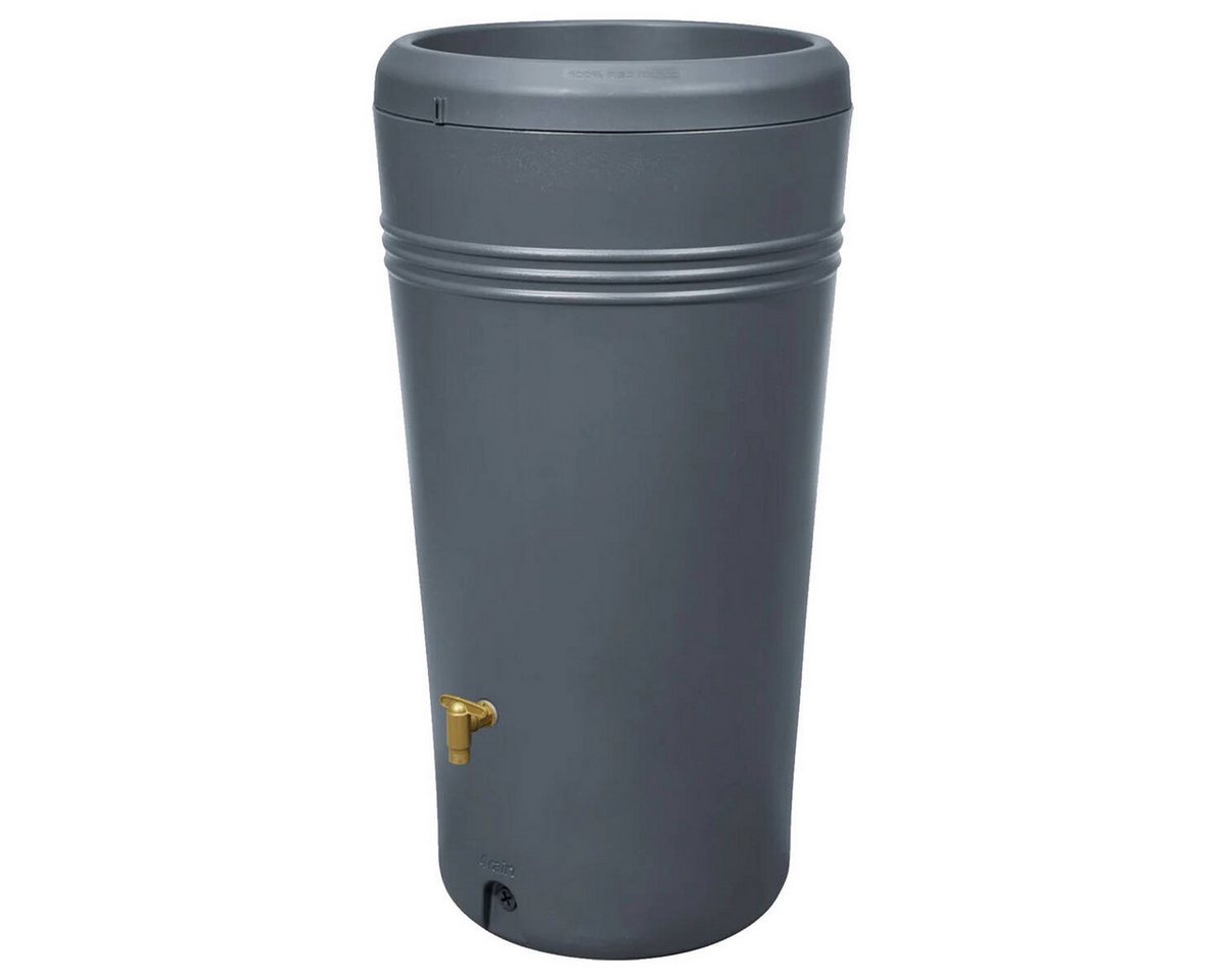 4rain Regentonne Azura, (Komplett-Set, Inkl. Auslaufhahn), Recycling,Pflanzschale,witterungsbeständig von 4rain