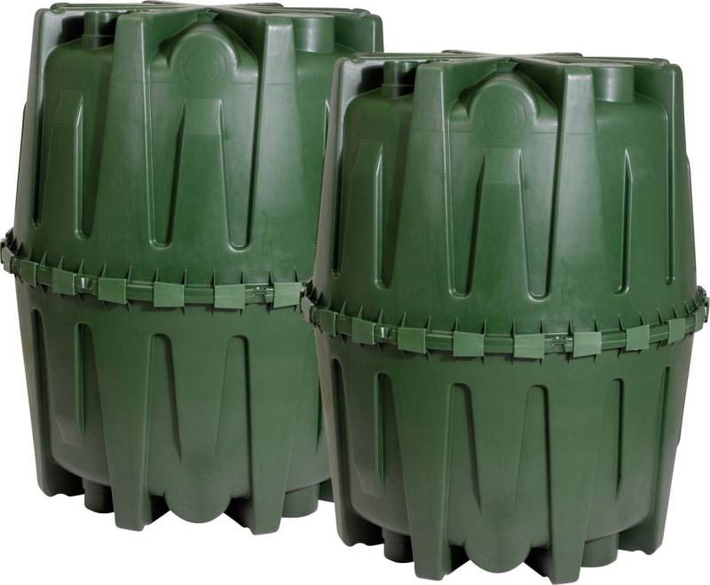 4rain Regenwasser Tank-Set Herkules 4.800 l, grün von 4rain