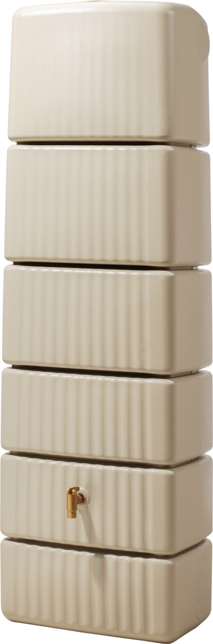 4rain Regenwasser-Wandtank Slim sandbeige 330 l von 4rain