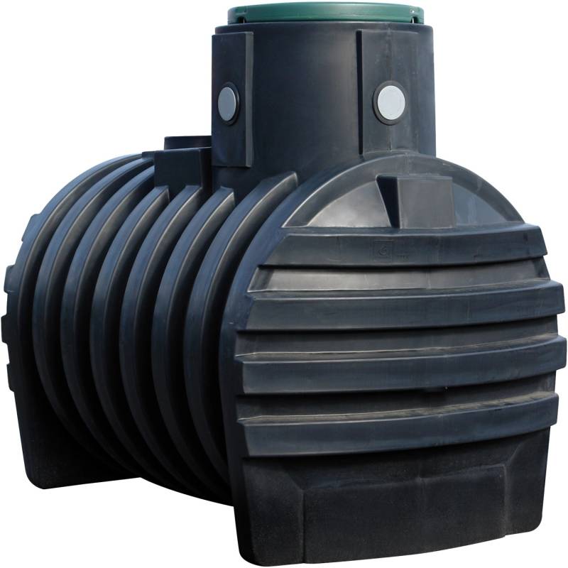 4rain Retentionszisterne Mono 3000 l Schwarz von 4rain