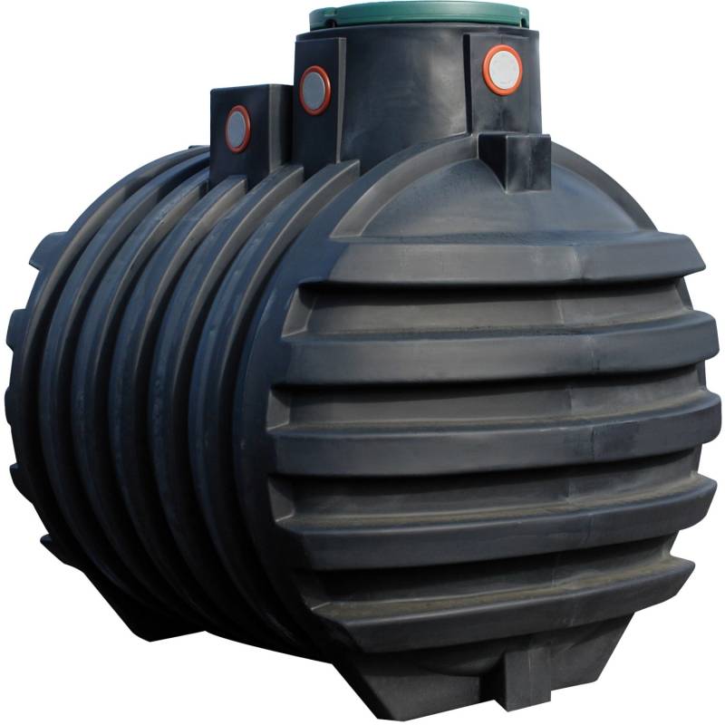 4rain Retentionszisterne Mono 5000 l Schwarz von 4rain