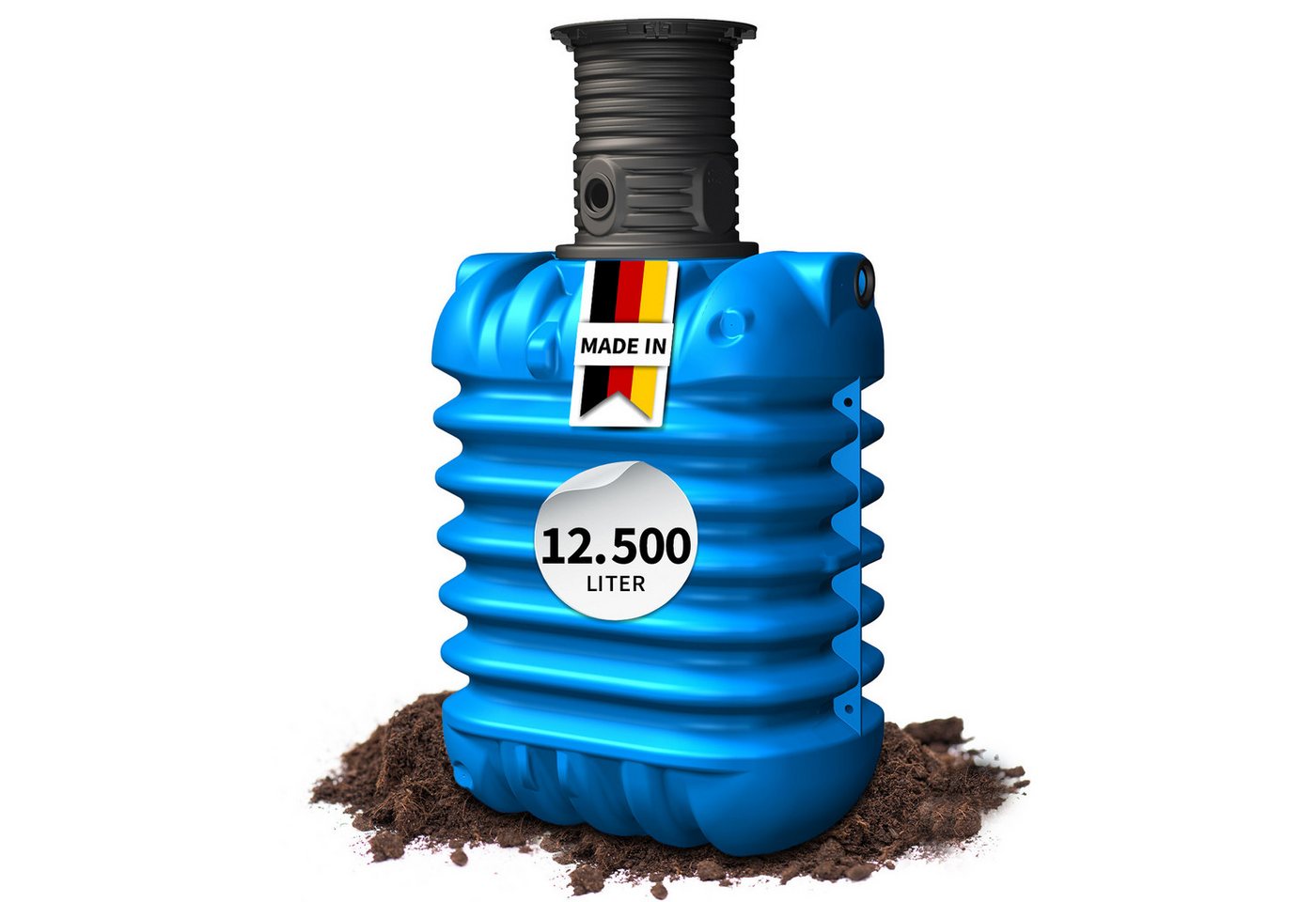 4rain Wasserreservoir MODULARIS Erdtank 12500 Liter inkl. Schachtverlängerung von 4rain