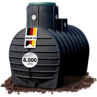 Mono Erdtank 4000 Liter inkl. Tankabdeckung - 4rain von 4rain