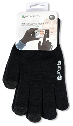 4smarts Winter-Handschuhe Touch Unisex Groesse M/L, 466265 von 4smarts