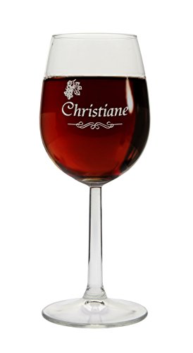 Personalisiertes Weißweinglas mit Namen – Weinglas mit Gravur – Geschenkidee zu Weihnachten, Geburtstagsgeschenk von 4youDesign