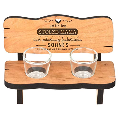 4youDesign Schnapsbank zum Muttertag • stolze Mama • vom Sohn Geschenkidee zum Muttertag | Muttertagsgeschenk Mama Mutter Muttertagsgeschenke Idee Sohn Tochter von 4youDesign