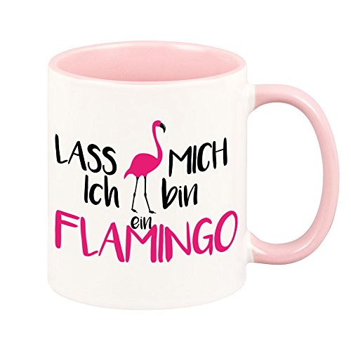 4youDesign Tasse mit Spruch Lass Mich ich Bin EIN Flamingo - Kaffeebecher - Flamingo - Statement - Tasse - pink - Mädchen - Geschenkidee (rosa) von 4youDesign