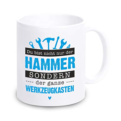 4youDesign Tasse • Du bist Nicht nur der Hammer - sondern der ganze Werkzeugkasten • Geschenkidee zum Valentinstag, Geburtstag, Hochzeitstag von 4youDesign