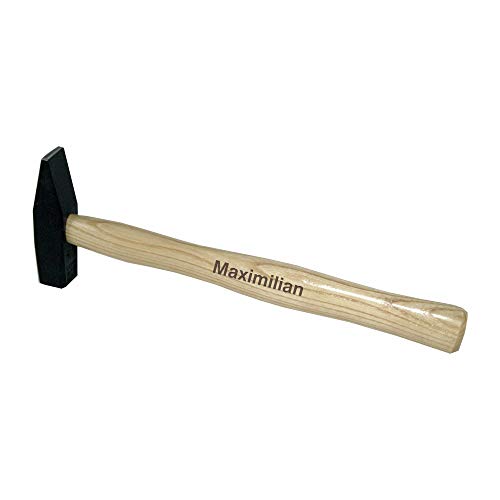 Schlosserhammer mit Namen graviert - Hammer mit Gravur - personalisiert - Geschenk für Männer - Heimwerker - 300g von 4youDesign