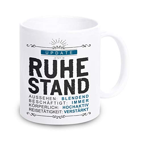 4youDesign | Weiße Tasse zur Rente - Rentner Abschiedsgeschenk für Kollegen zur Rente, Pension & Ruhestand - lustiges Renteneintritts-Geschenk für Mann und Frau 4youDesign | Weiße Tasse zur Rente - Rentner Abschiedsgeschenk für Kollegen zur Rente, Pension & Ruhestand - lustiges Renteneintritts-Geschenk für Mann und Frau von 4youDesign