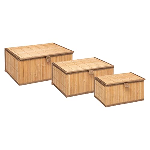 5five - 3 Bambus-aufbewahrungsboxen von 5 five simply smart
