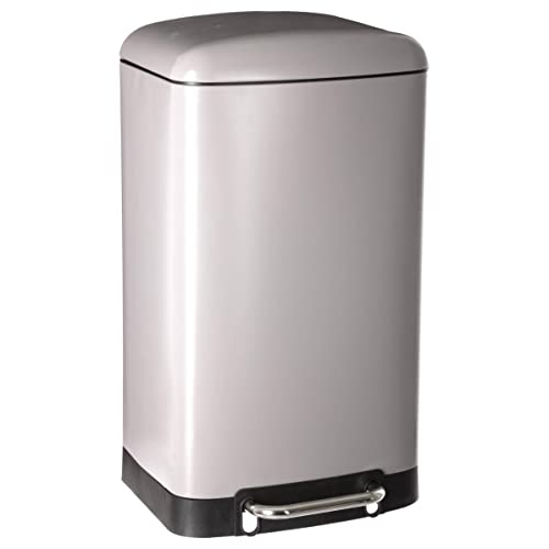 5five - 30l metall-tretabfalleimer "ariane" taupe von 5 five simply smart