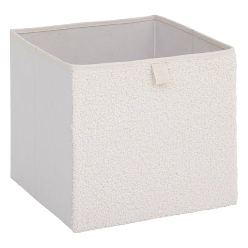 5 five simply smart 5five - aufbewahrungsbox mix n modul bouclette weiß 31x31cm von 5 five simply smart
