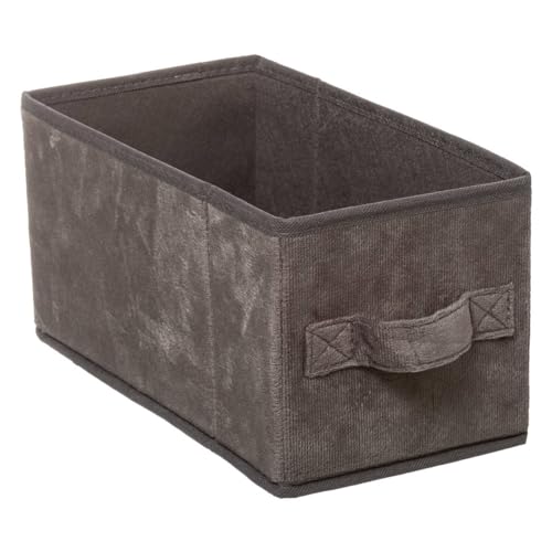5five - korb velours 15x31cm "mix n modul" anthrazitgrau von 5 five simply smart