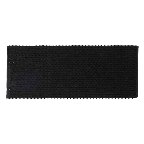 5five - badematte 50x120cm "colorama" schwarz khôl von 5 five simply smart