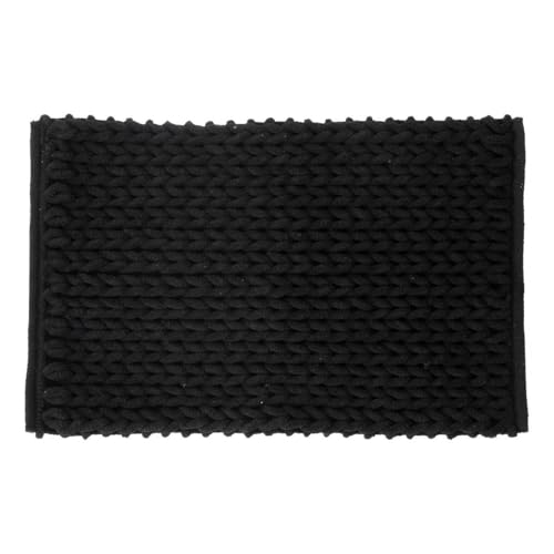 5five - badematte 50x75cm "colorama" schwarz khôl von 5 five simply smart