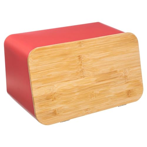 5five - brotkasten und brett "modern color" rosa nacarat 37cm von 5 five simply smart