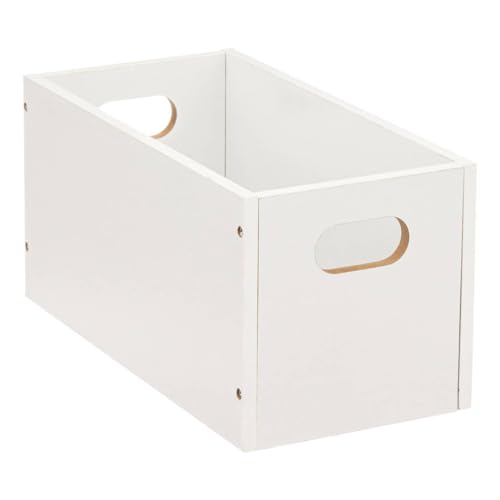 5five - korb 15x31cm "mix n modul" holz weiß von 5 five simply smart