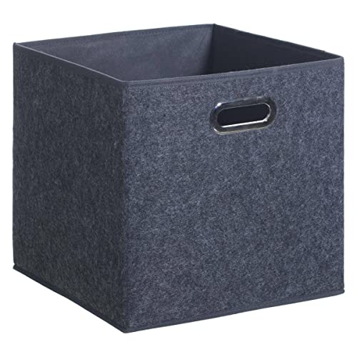 5five - korb aus filz 31x31cm "mix n modul" grau von 5 five simply smart