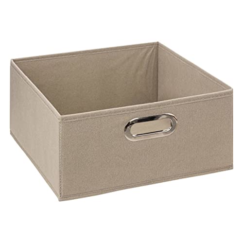 Five - Scatola portaoggetti in lino, 31 x 31 x 15 cm, colore: Beige von 5 five simply smart