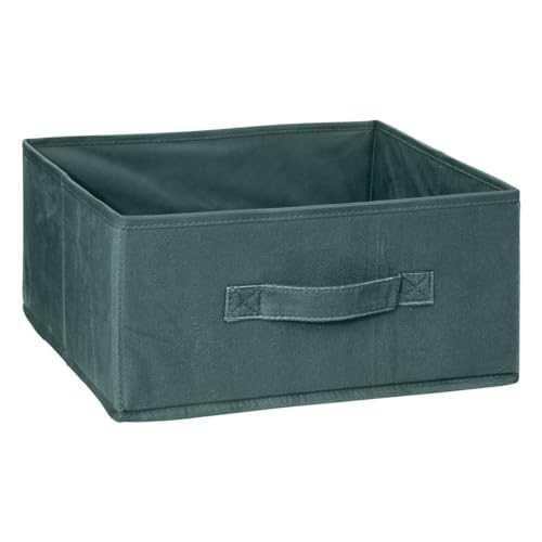 5 five simply smart Korb velours 31x15cm mix n modul khaki grün von 5 five simply smart
