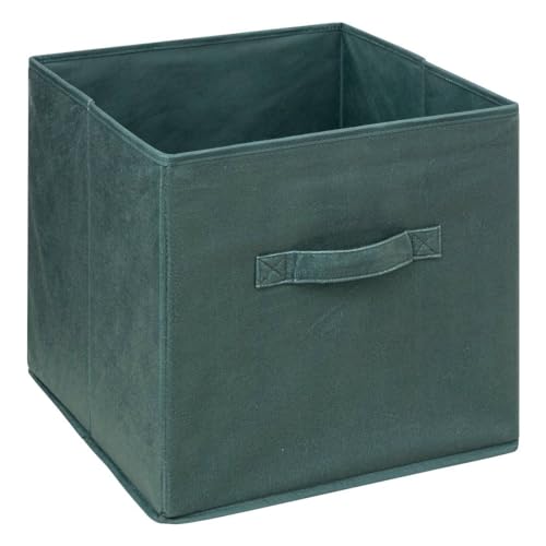 5 five simply smart Korb velours 31x31cm mix n modul khaki grün von 5 five simply smart