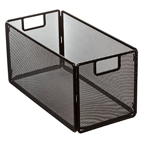 Five Aufbewahrungsbox aus Metall, 15 x 31 x 15 cm, Schwarz von 5 five simply smart