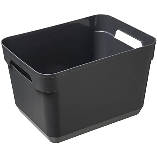 5 five simply smart Plastikkorb groß solutions+ grau von 5 five simply smart