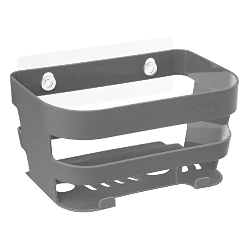 5five - regal mit saugnäpfen "bath n store" grau von 5 five simply smart