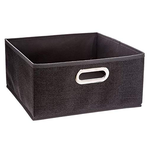 5five - stoffkorb 31x15cm "mix n modul" dunkelgrau meliert von 5 five simply smart