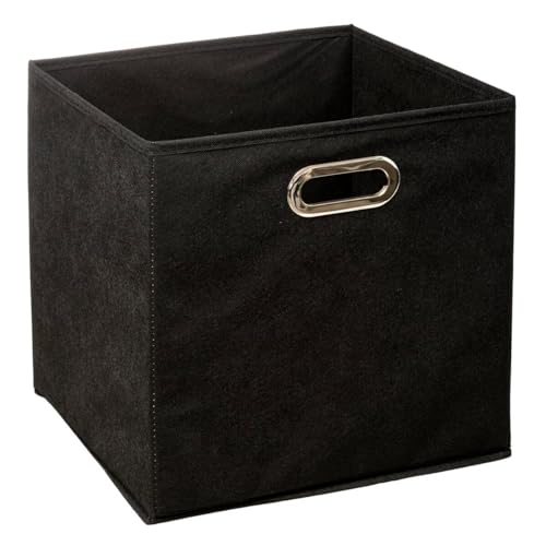 5 five simply smart Stoffkorb 31x31cm mix n modul schwarz von 5 five simply smart