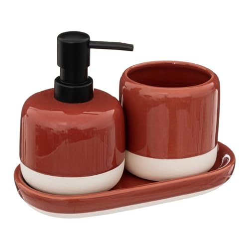 5five - 3 Badezimmer-Accessoires solar Power rot 5five - 3 Badezimmer-Accessoires solar Power rot von 5 five simply smart