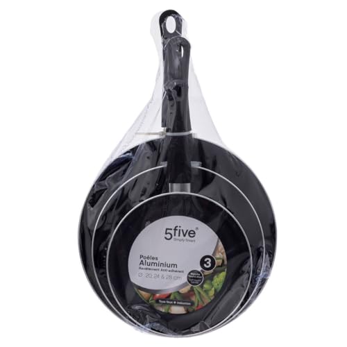 5five - 3 aluminiumpfannen 20 24 28cm von 5 five simply smart