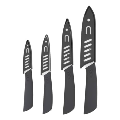 5five - 4er-set keramikmesser "caractère" grau von 5 five simply smart