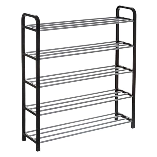 5five - metall-schuhablage x16 schwarz grau von 5 five simply smart