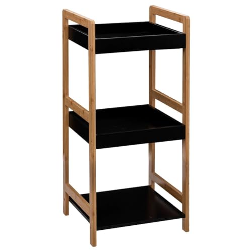 5five - Regal 3 Ebenen naturéo schwarz von 5 five simply smart