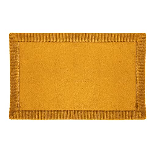 5five - badteppich 80x50cm modern Color senfgelb von 5 five simply smart