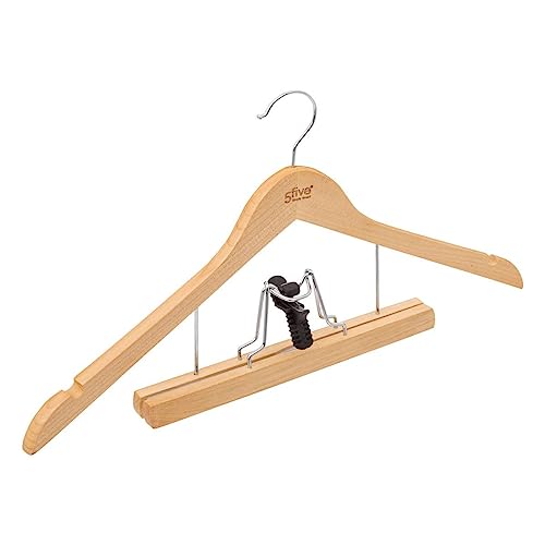 5five - beigefarbener anzugbügel aus holz 5five - beigefarbener anzugbügel aus holz von 5 five simply smart