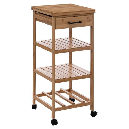 5five - beistelltisch 3 ebenen mittel modell "linha" bambus von 5 five simply smart