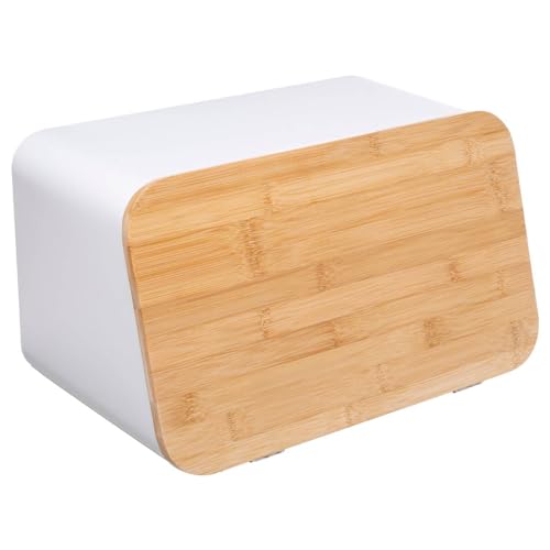 5five - brotkasten und brett "modern color" weiß 37cm von 5 five simply smart